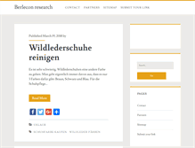 Tablet Screenshot of berlecon-research.de